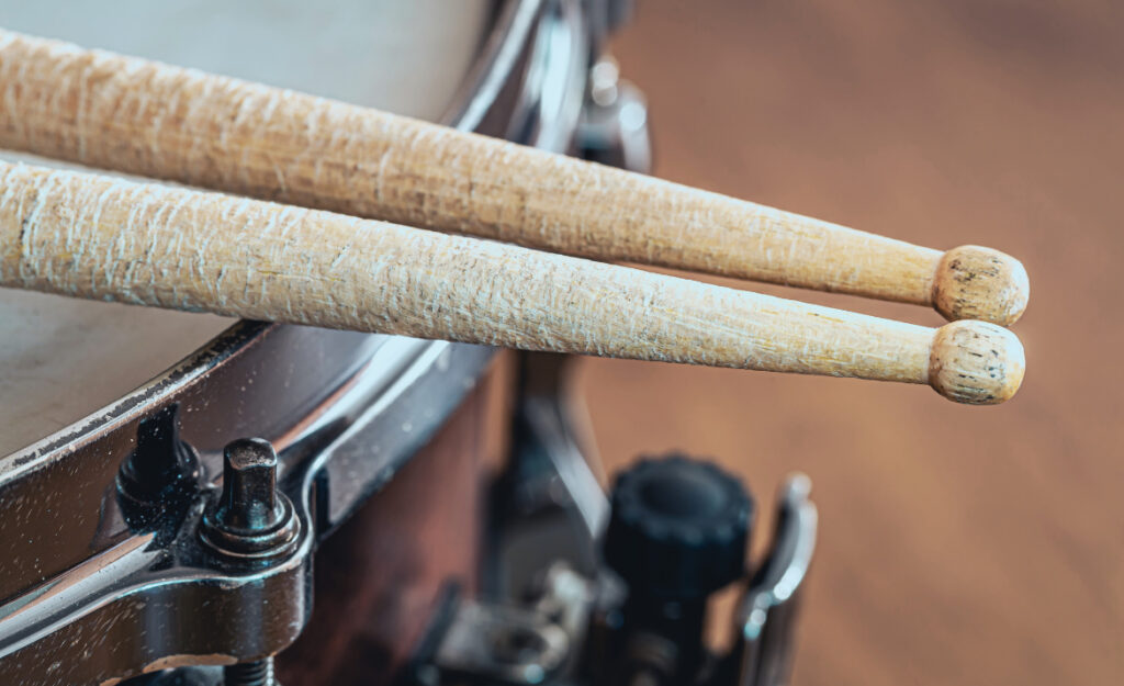 clean drumsticks