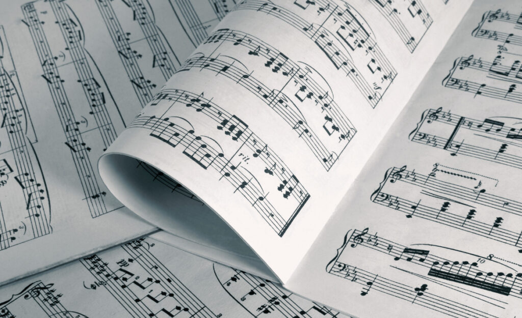 sheet music
