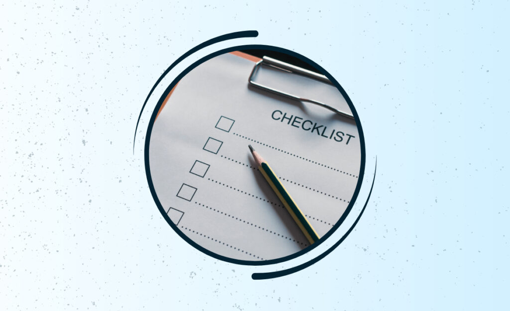 pre gig checklist