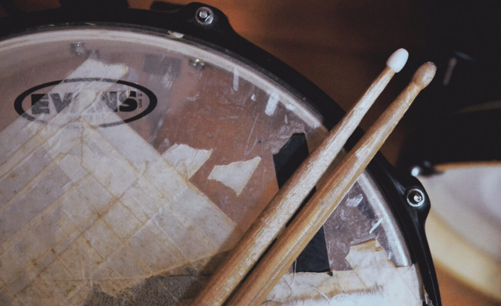 clean drumheads