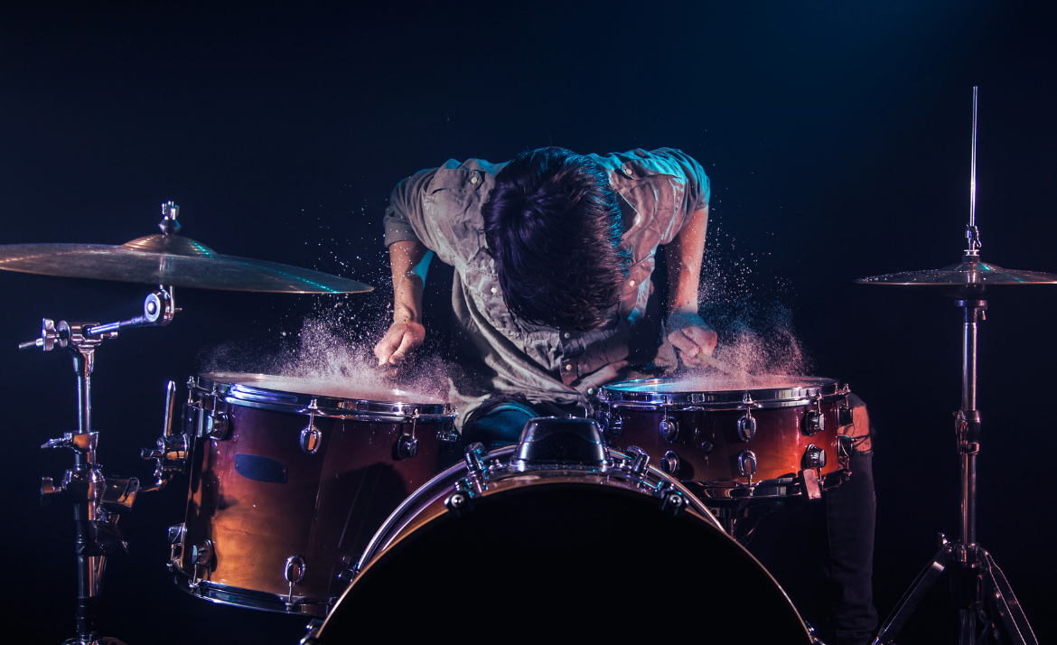 Rock drumming patterns that define the genre